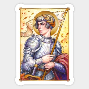 JOAN OF ARC -  "I am not afraid, I was born to do this" Sticker